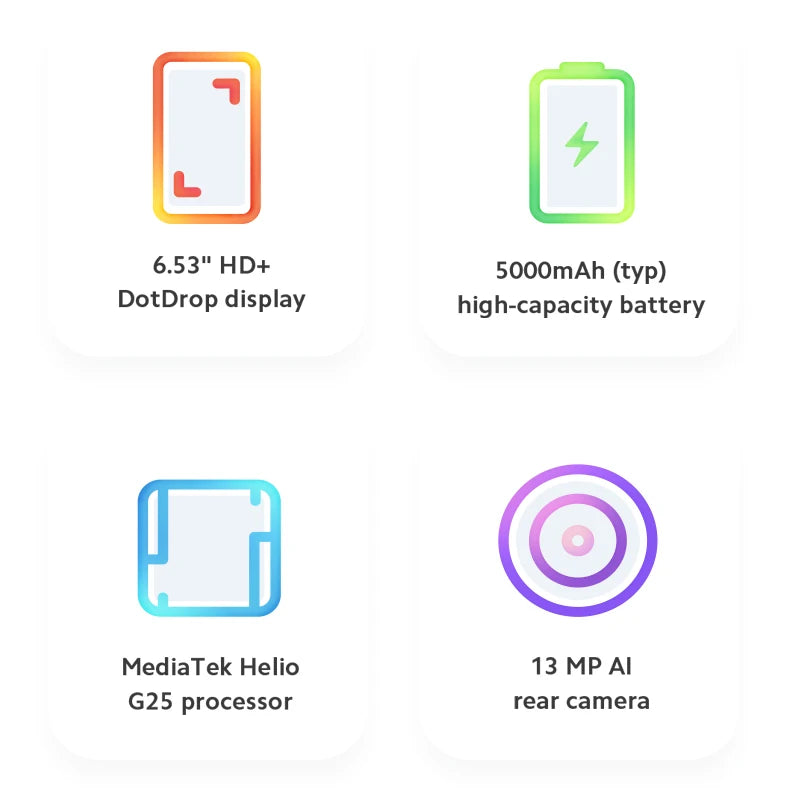 Teléfono inteligente Xiaomi Redmi 9A Rom global 4GB/6GB 64GB/128GB 5000mA