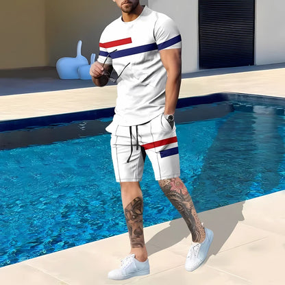Conjunto informal de verano con estampado de dibujos animados