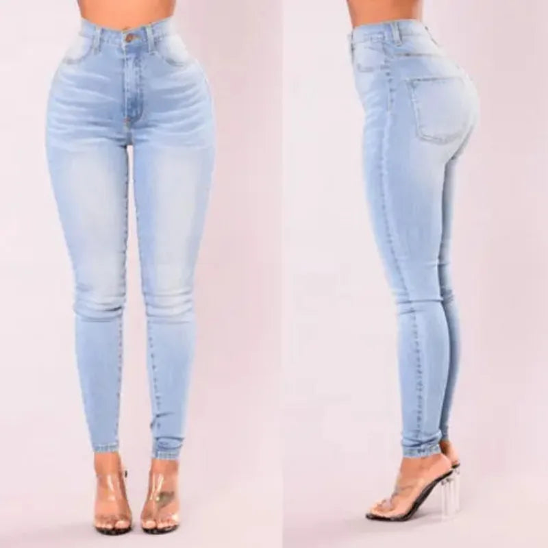 Pantalones vaqueros ajustados  para mujer, pantalones vaqueros