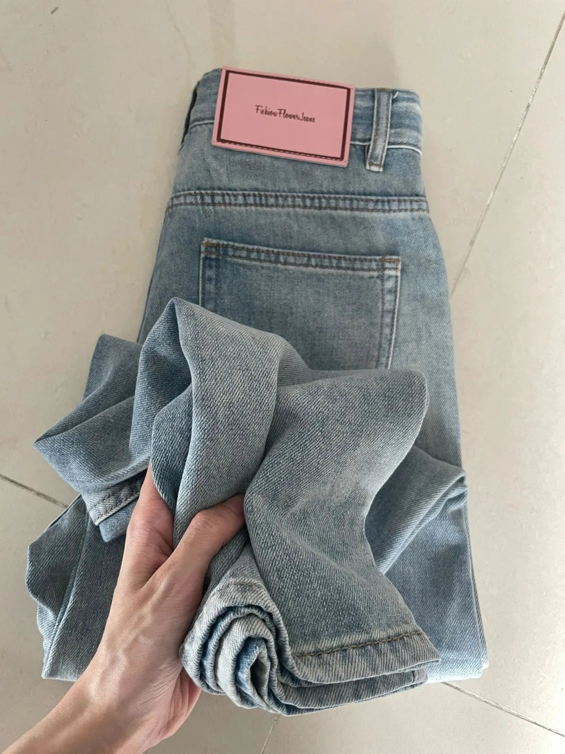 Pantalones vaqueros holgados  para mujer, estilo vintage