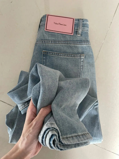 Pantalones vaqueros holgados  para mujer, estilo vintage