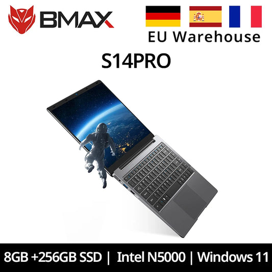 Portátil Bmax S14 Pro Intel N5000, 8 GB de RAM, 256 GB de SSD