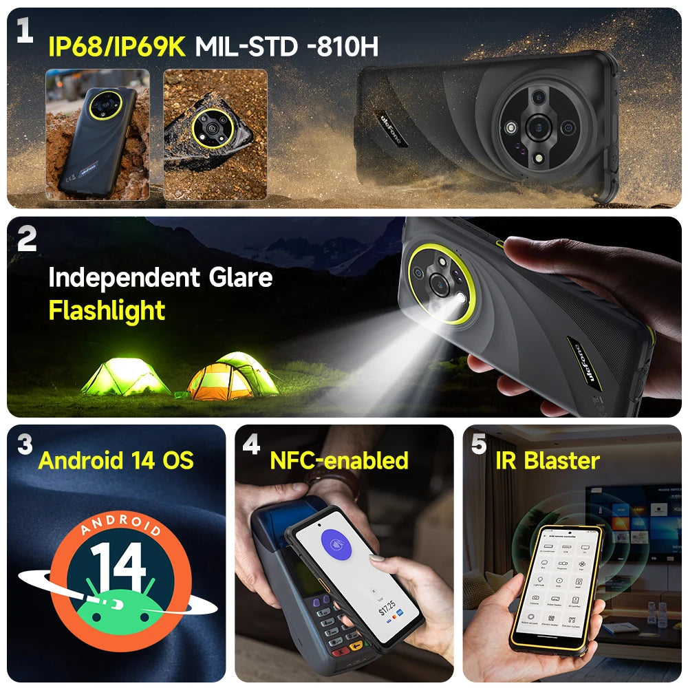 Ulefone Armor X31 Pro 5G Teléfono robusto Android 14