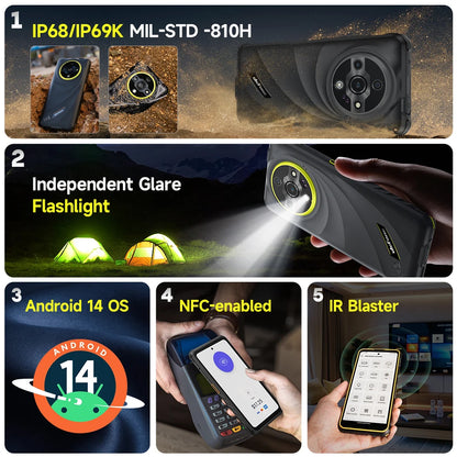 Ulefone Armor X31 Pro 5G Teléfono robusto Android 14
