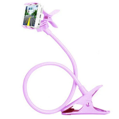 Soporte para teléfono móvil con clip de 360 grados, 70 cm, portátil