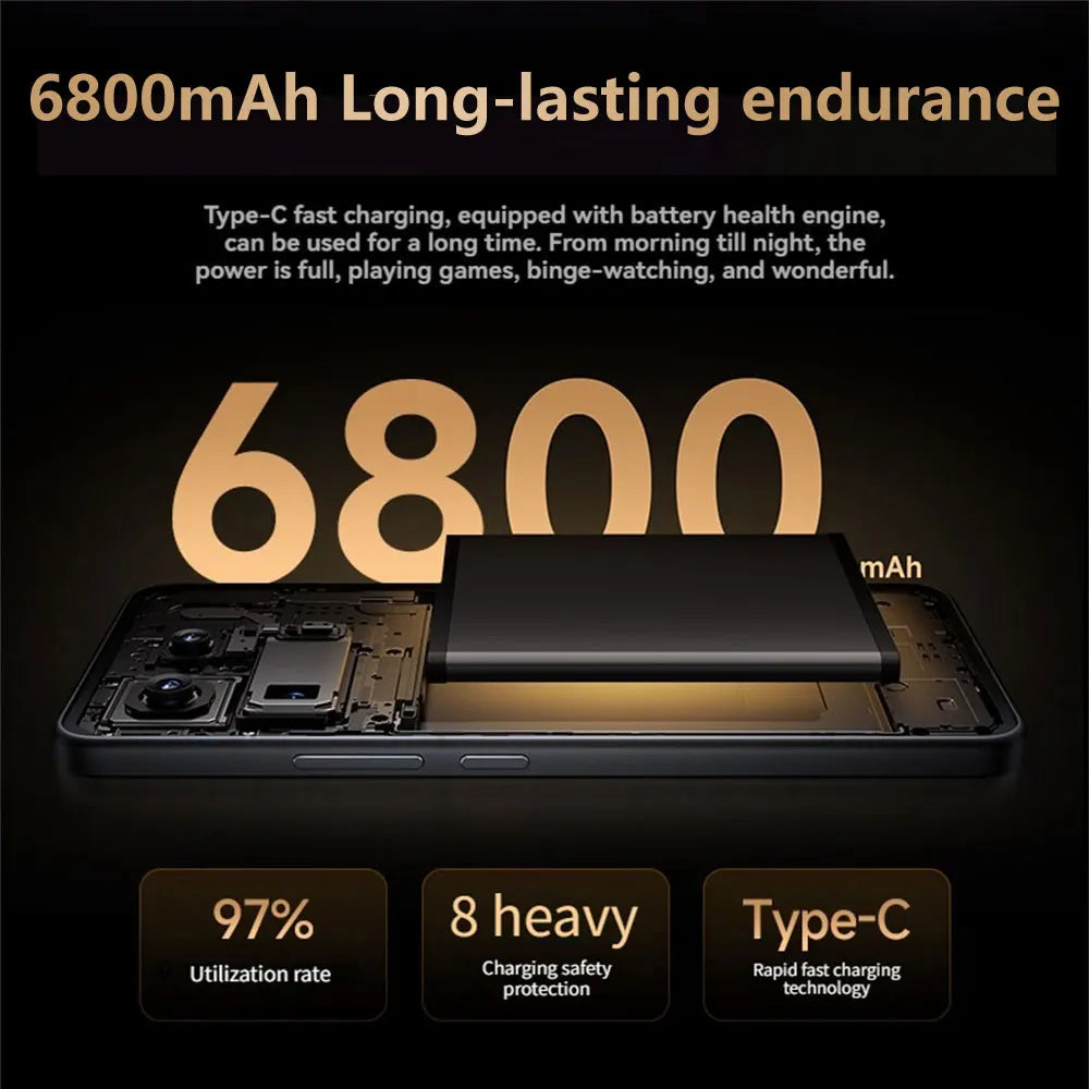 Nuevo teléfono inteligente i17 Pro Max 5G 7.0HD con doble tarjeta SIM