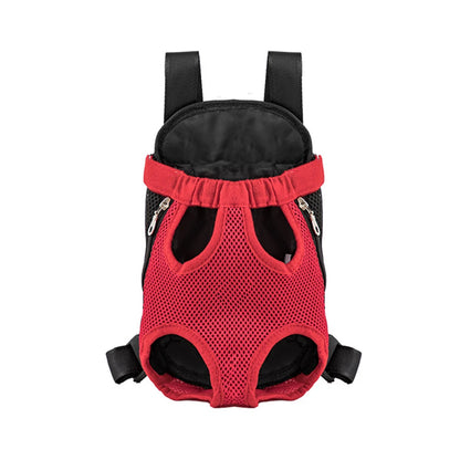 Bolsa de transporte ajustable para gatos, mochila de doble hombro para mascota