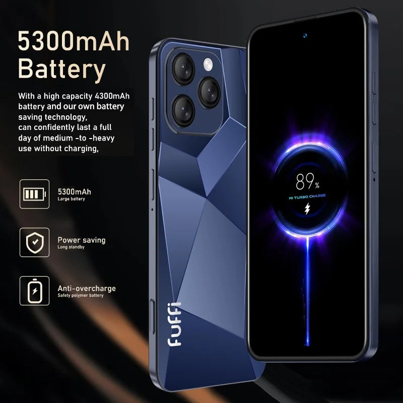 Global Vision I16 Pro Smartphone 5G Android 5300 mAh 12 GB RAM 512