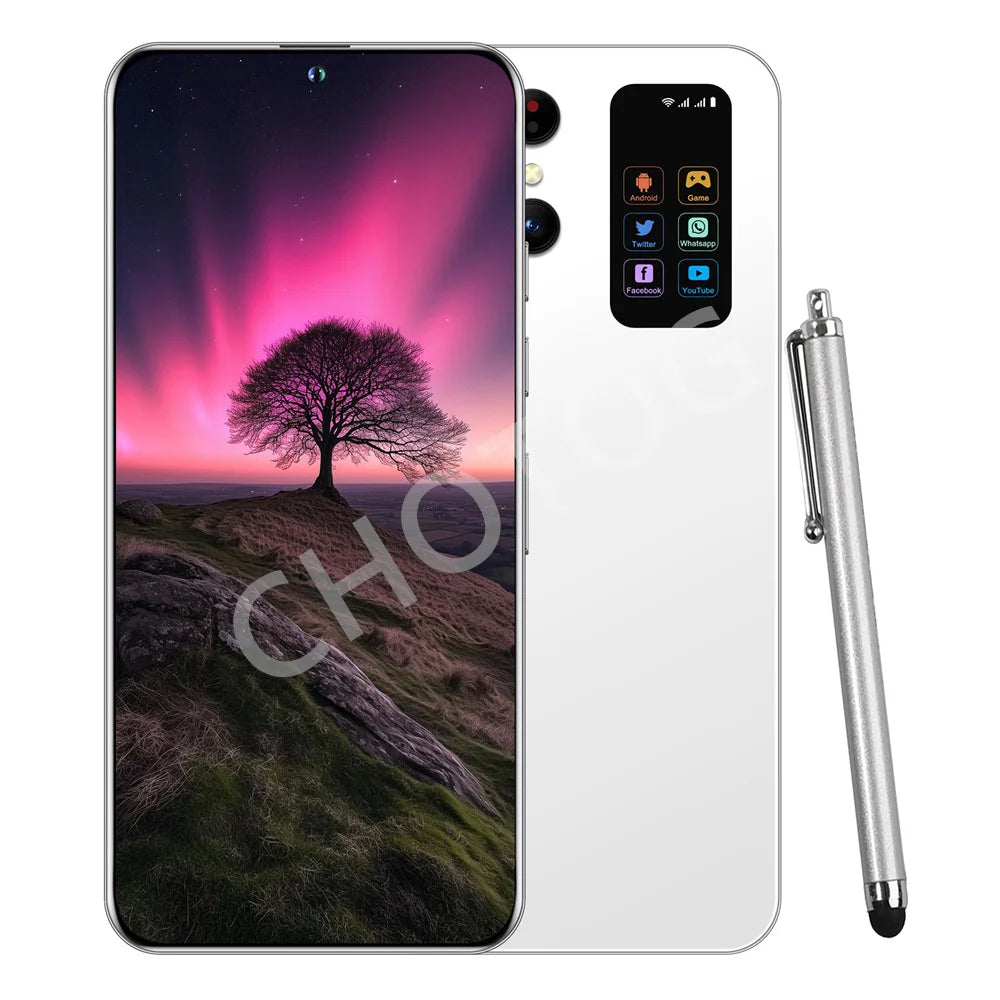 Teléfono inteligente SMS 24 Ultra original de 2025, pantalla de 7,3