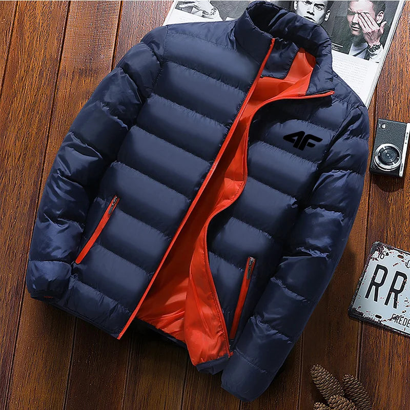 Chaqueta informal para hombre, cortavientos impermeable