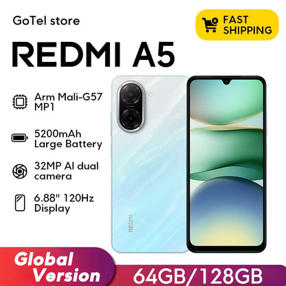 Xiaomi Redmi A5 Versión Global Smartphone UNISOC T7250