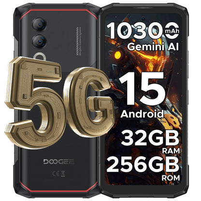 Doogee Blade20 Turbo 5g - Teléfono robusto con Android 15 Gemini, 6,6'', HD+