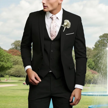 Trajes de hombre de corte entallado, corte regular, elegante