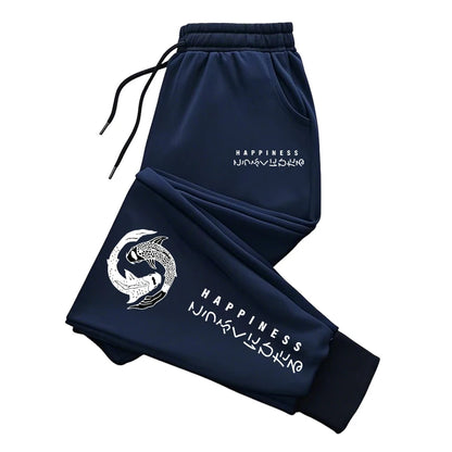 Conjunto de chándal japonés de 2 piezas con capucha y pantalones