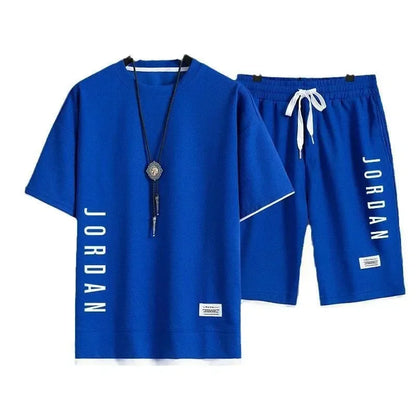 Conjunto de camiseta y pantalones cortos informales con estilo