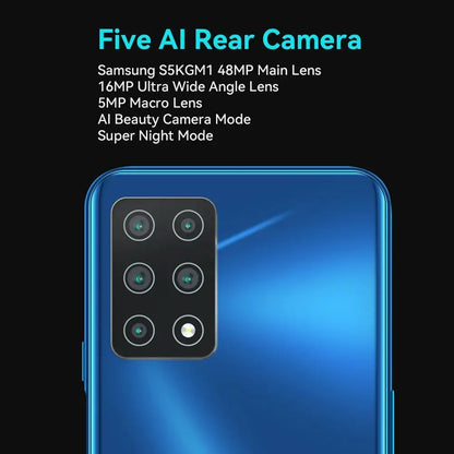 Cubot X30P, smartphone Android 13, cámara de 48 MP y cinco núcleos, 16 GB