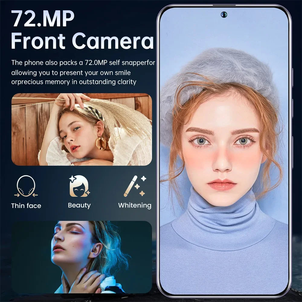 Teléfonos celulares originales S+ 25 Ultra 7.3HD Smartphone económico