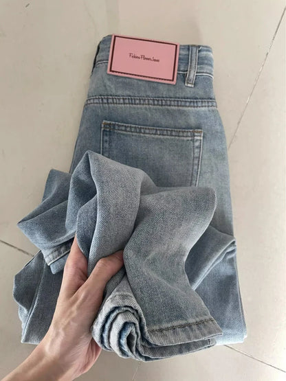 Pantalones vaqueros holgados  para mujer, estilo vintage