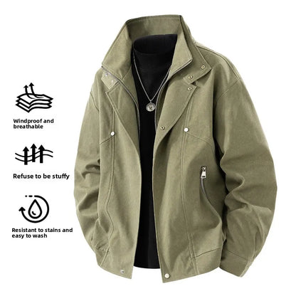 Chaqueta de piloto de calle de dos piezas para hombre