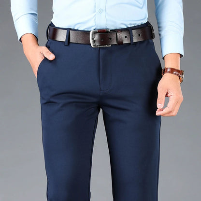 Pantalones de traje informales de negocios para hombre