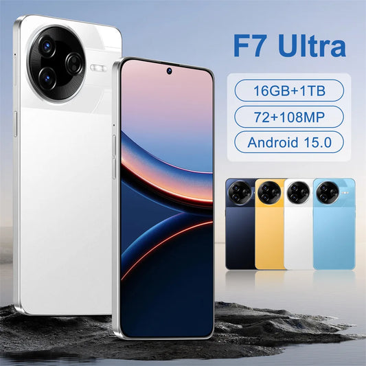 Nuevo teléfono inteligente F7 Ultra original de 7,3 pulgadas, 5G, 7800 mAh