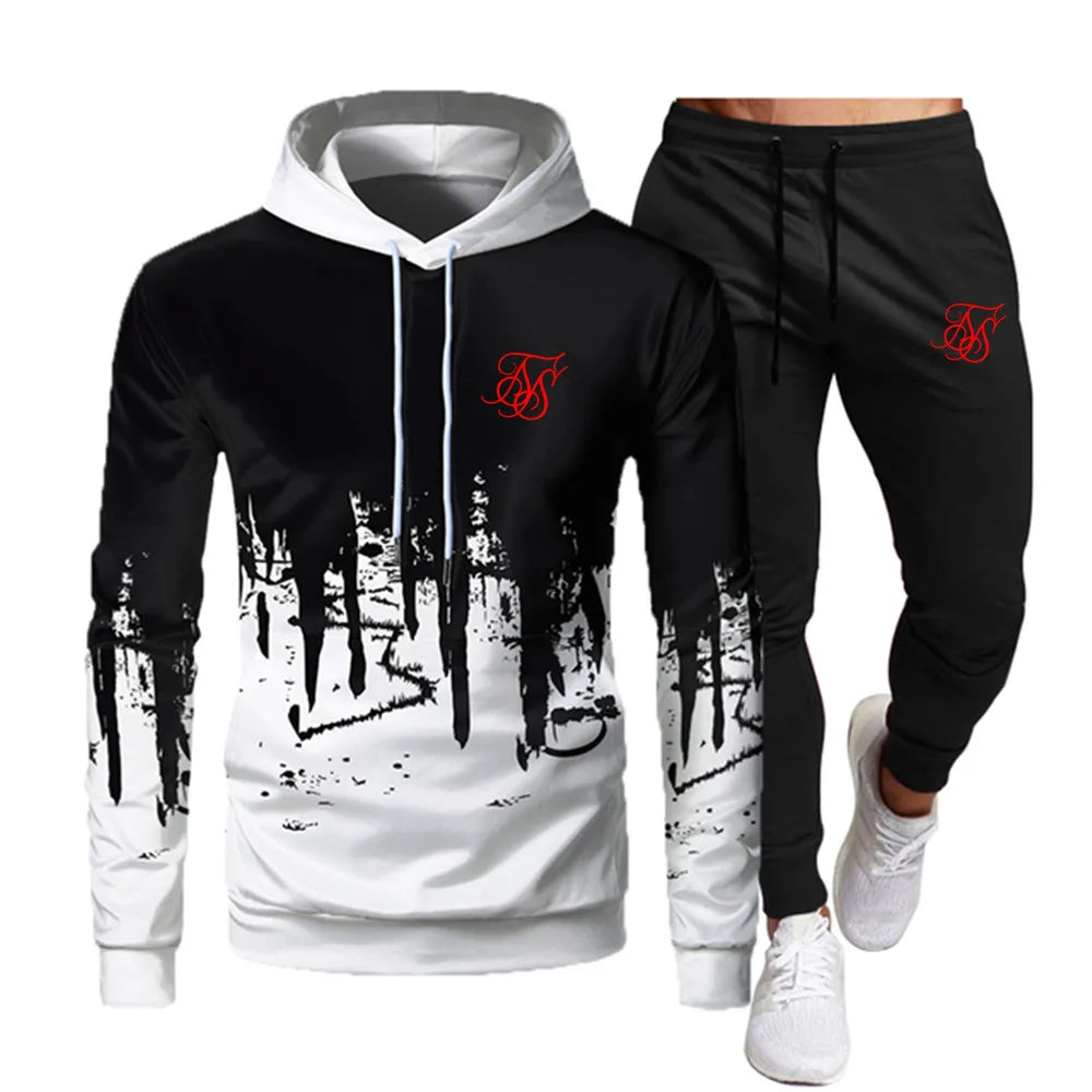 Sudadera con capucha Sik Silk para hombre, ropa deportiva informal