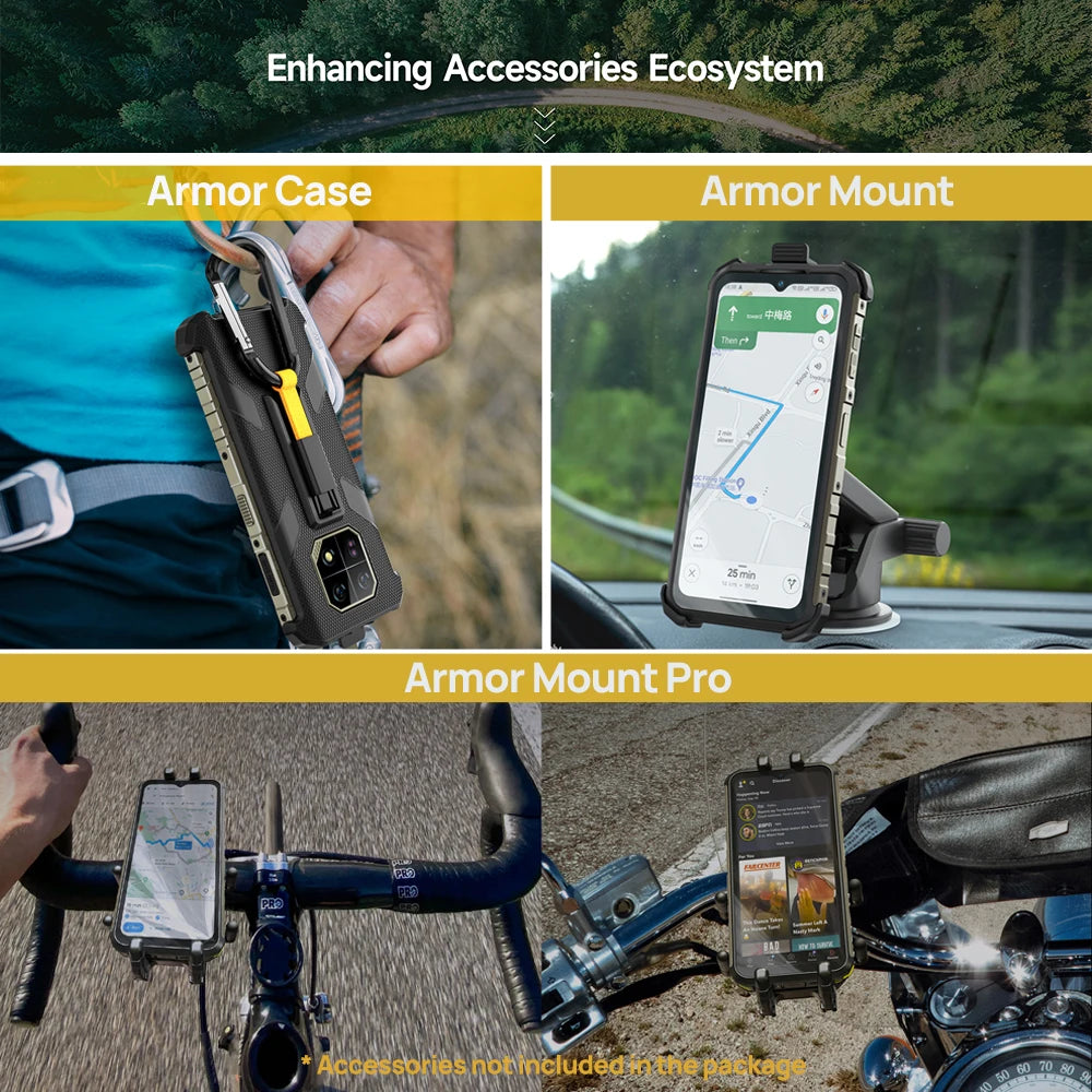 Ulefone Armor 22 Android 13, 16 GB (8+8 GB de RAM), 128 GB/256 GB de ROM