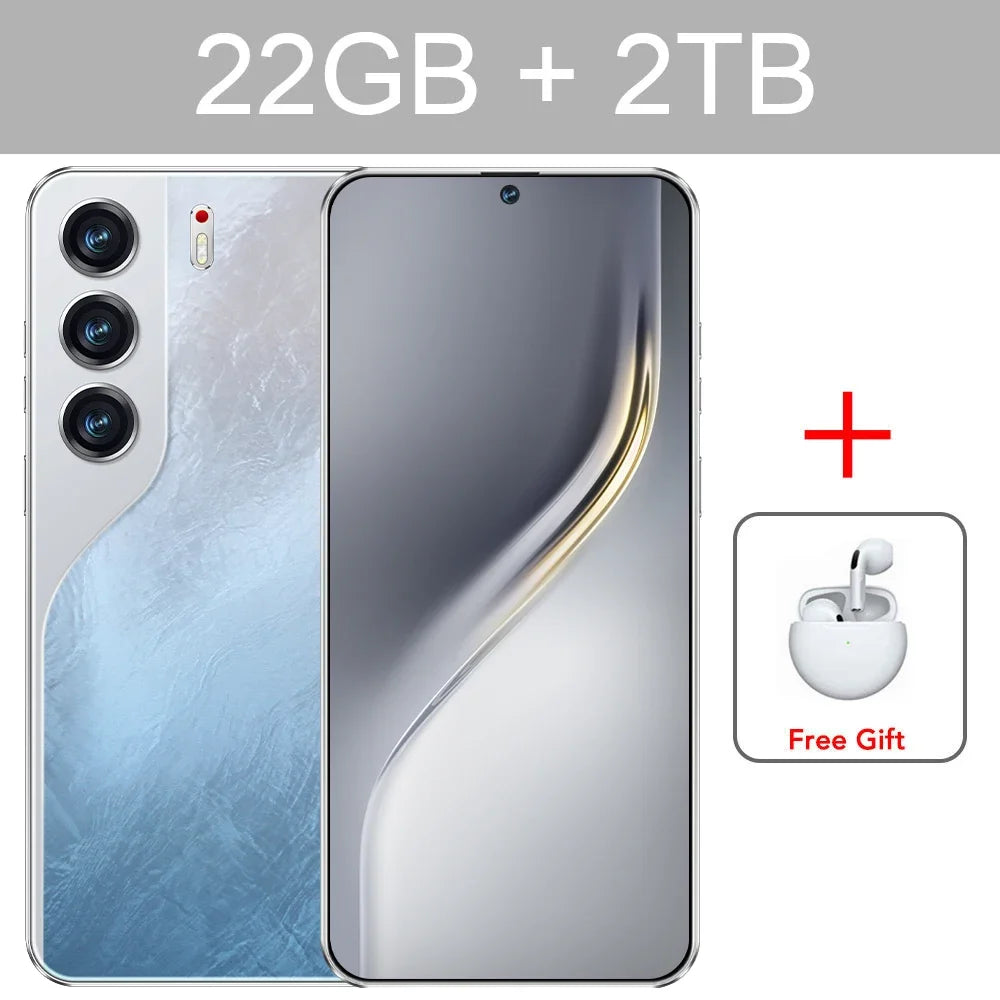 Teléfono inteligente C40 Pro original con Android 14, 8000 mAh, 108 MP