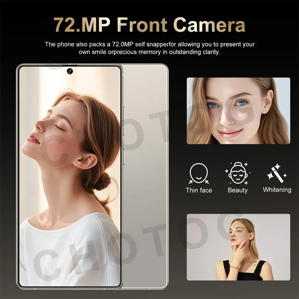 Nuevo teléfono inteligente S+ 25 Ultra 2025 original, pantalla HD