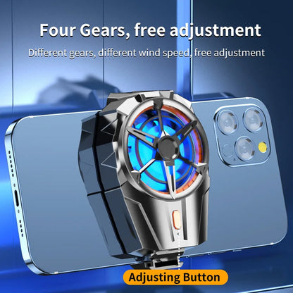 Enfriador de teléfono móvil, ventilador portátil recargable para juegos
