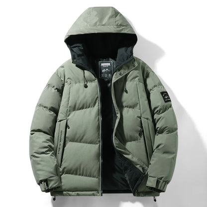 Chaqueta de plumón de algodón de alta calidad para hombre, abrigo de algodón