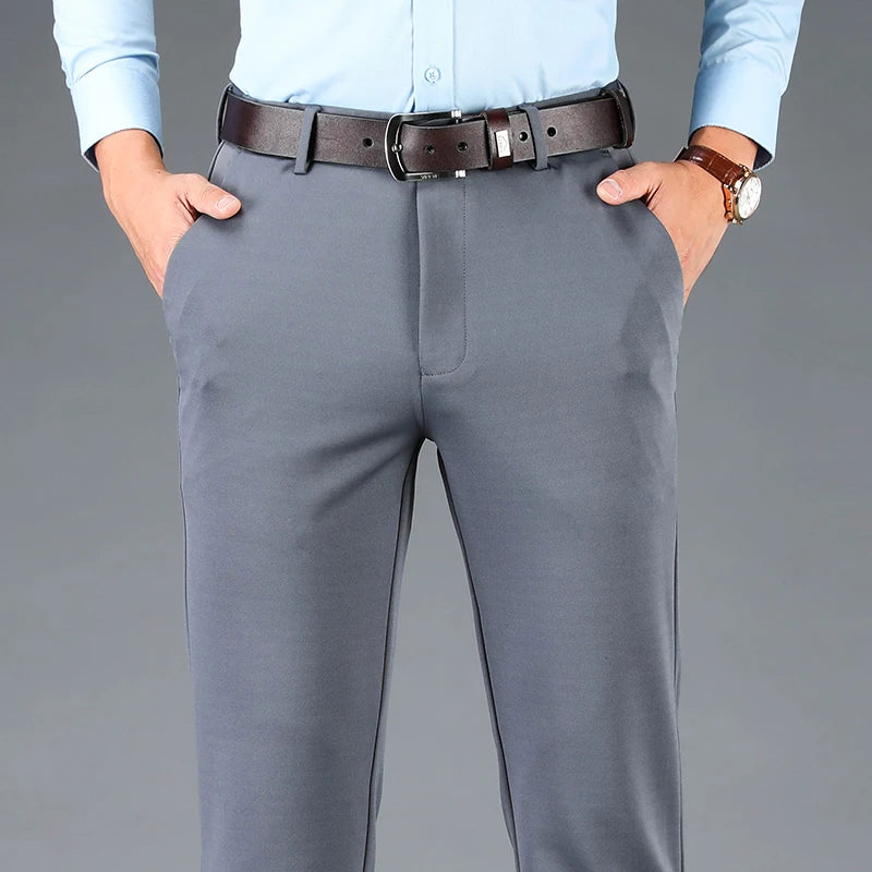 Pantalones de traje informales de negocios para hombre
