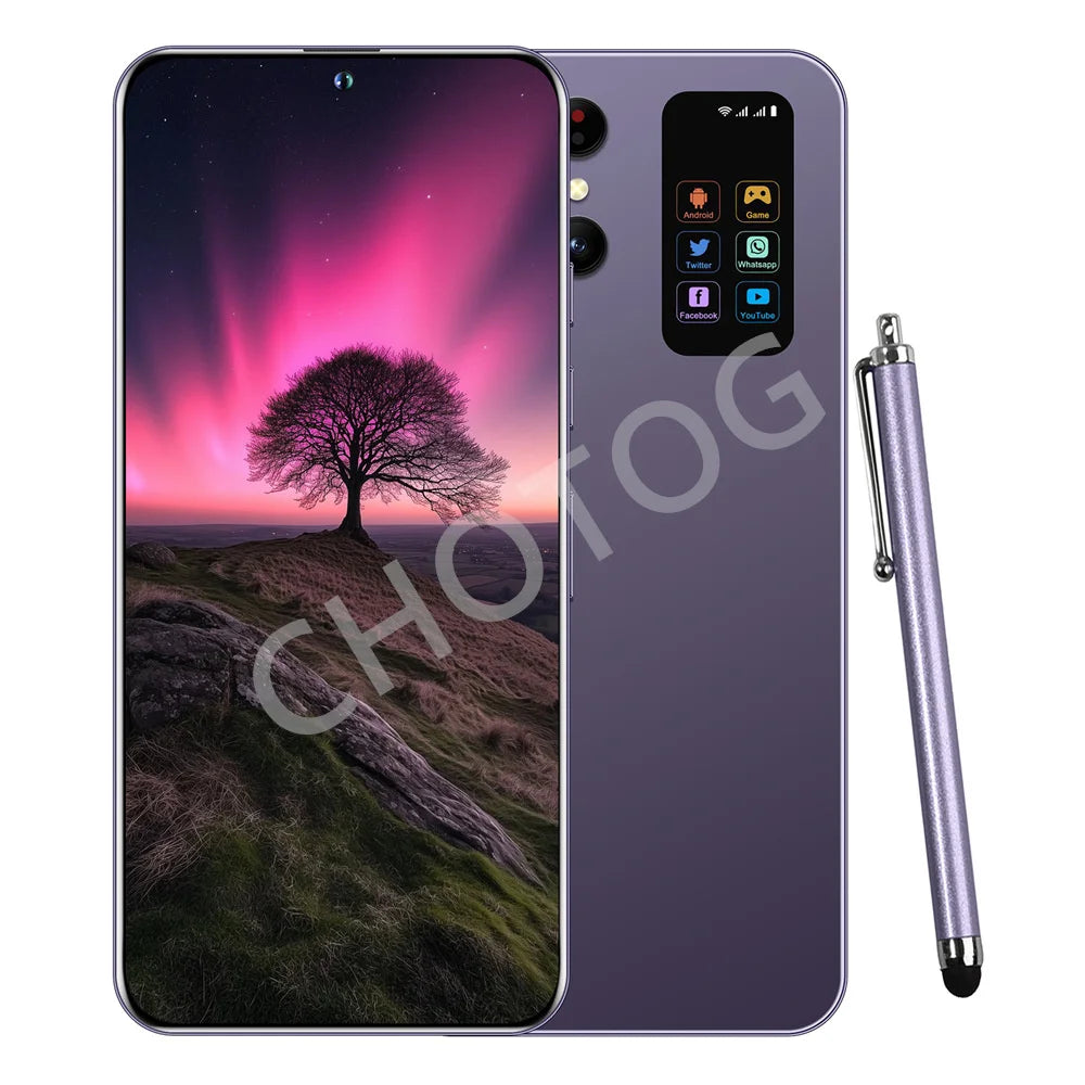 Teléfono inteligente SMS 24 Ultra original de 2025, pantalla de 7,3