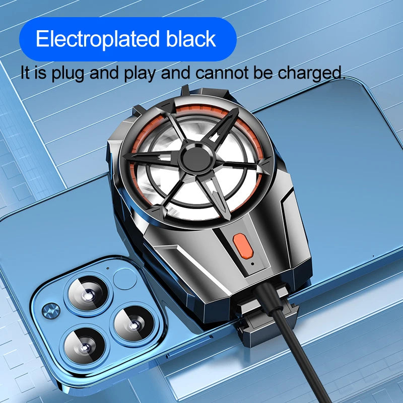Enfriador de teléfono móvil, ventilador portátil recargable para juegos
