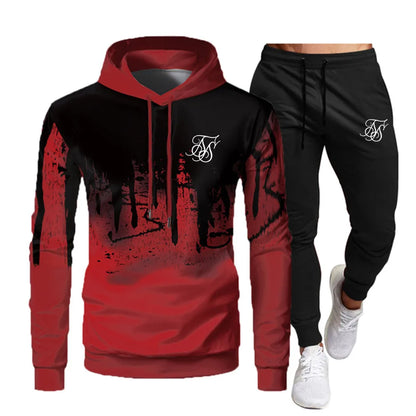 Sudadera con capucha Sik Silk para hombre, ropa deportiva informal