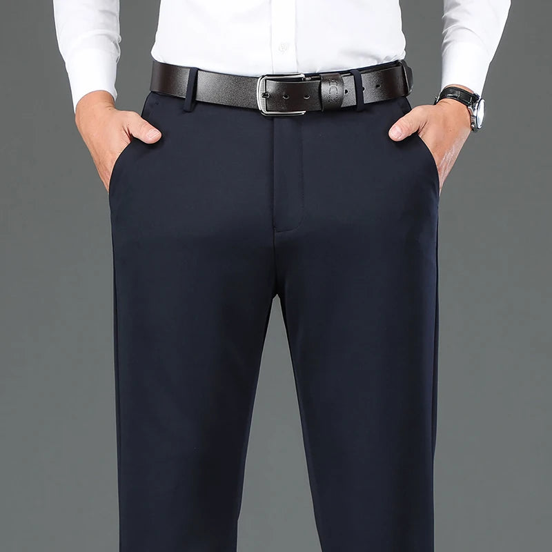 Pantalones de traje informales de negocios para hombre