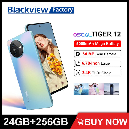 Blackview OSCAL TIGER 12 Android 13 8 GB (8 GB + 8 GB de expansión) / 12 GB