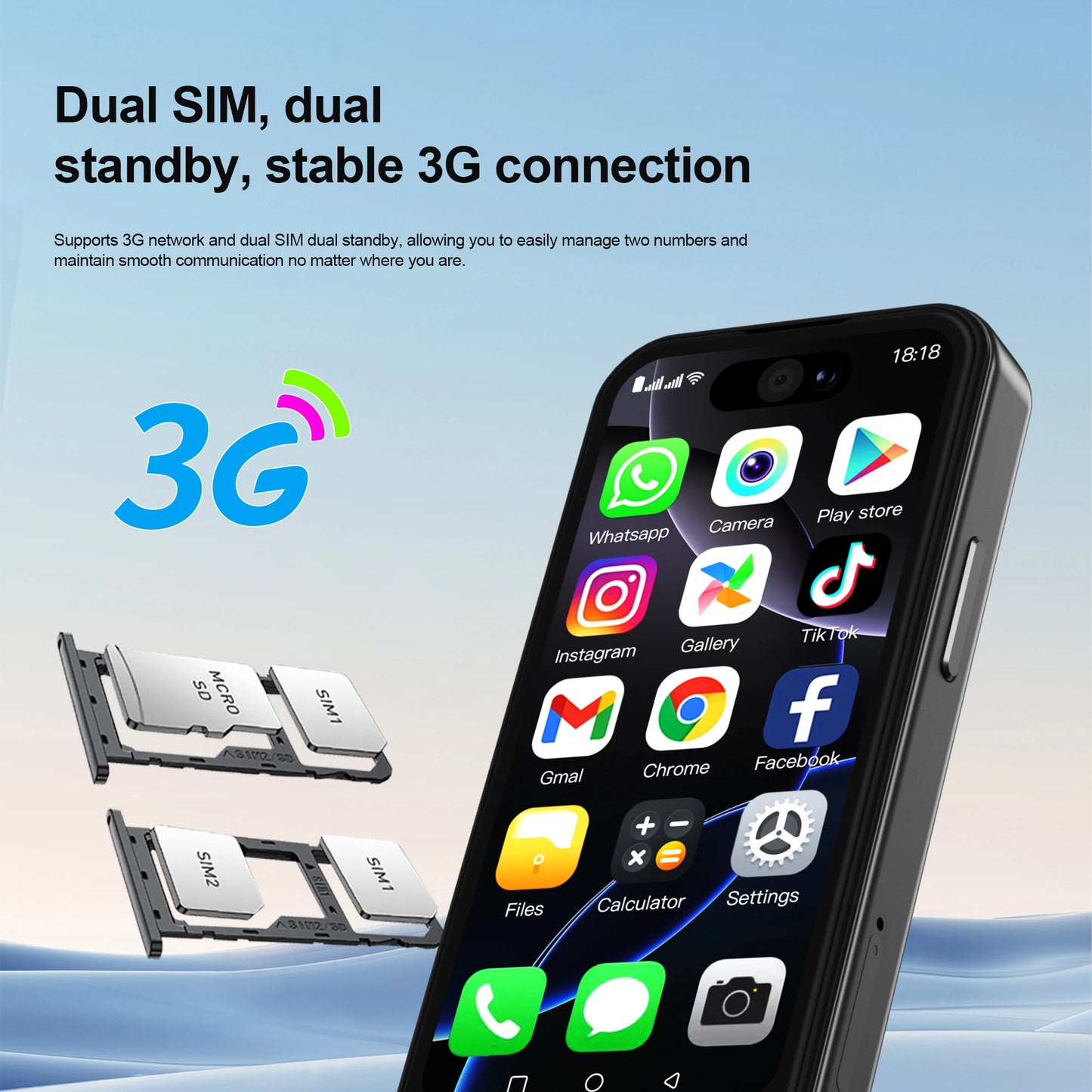 SERVO 17PRO MAX 3G, nuevo smartphone Android de 3,75 pulgadas