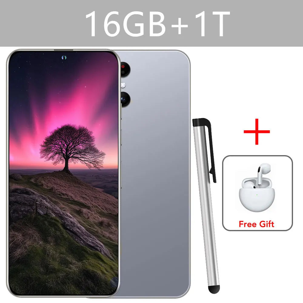 Teléfonos celulares originales S+ 25 Ultra 7.3HD Smartphone económico