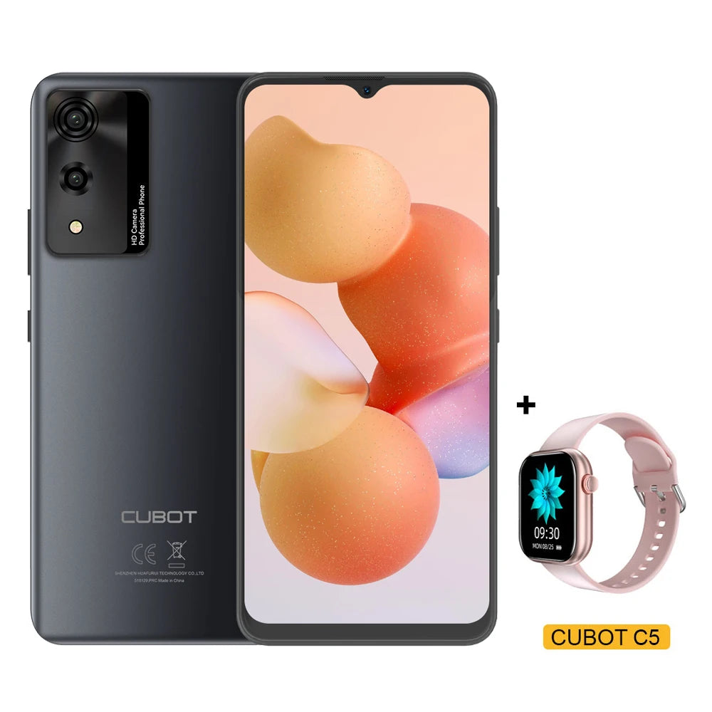 Smartphone Android Cubot A10, 12 GB de RAM (4 GB + 8 GB), 128 GB