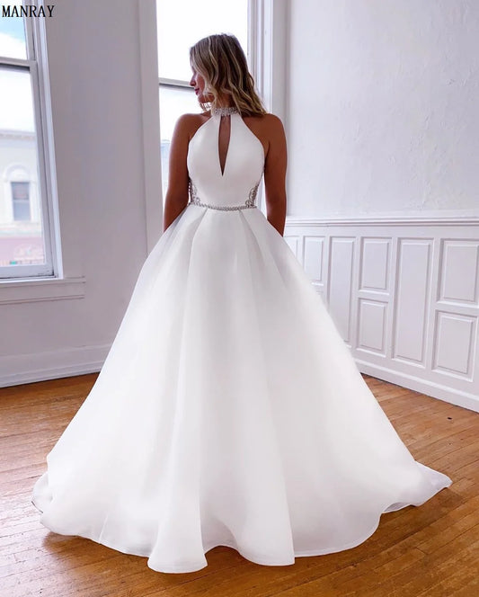 Vestidos de novia bohemios de corte A personalizados para mujer
