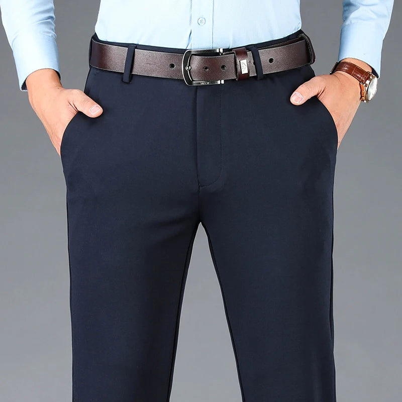Pantalones de traje informales de negocios para hombre