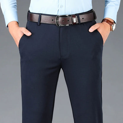 Pantalones de traje informales de negocios para hombre
