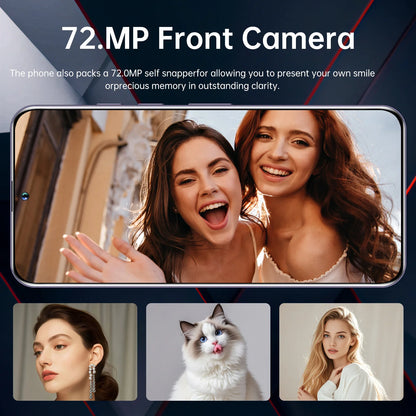 New 14T Pro Smartphone Original 7.3HD 5G Dual Sim Card Cell Phone Android 14