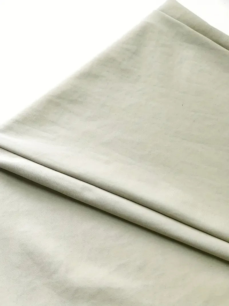 Pantalones casuales de fibra de hielo sedosa de alta elasticidad para mujer