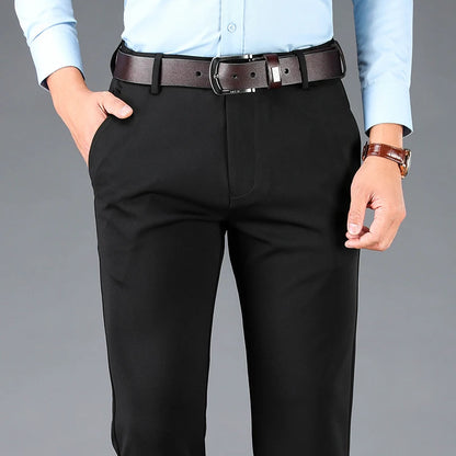 Pantalones de traje informales de negocios para hombre