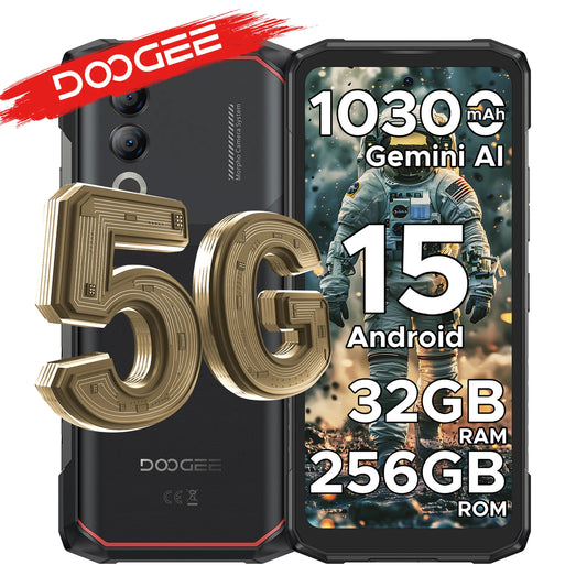 Doogee Blade20 Turbo 5g - Teléfono robusto con Android 15 Gemini, 6,6'', HD+