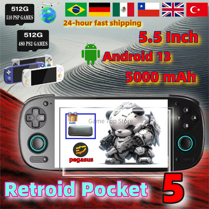 Retroid Pocket 5 consola de juegos portátil Retro consolas