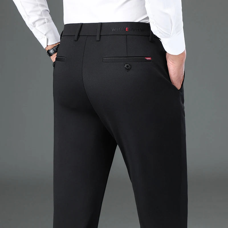 Pantalones de traje informales de negocios para hombre
