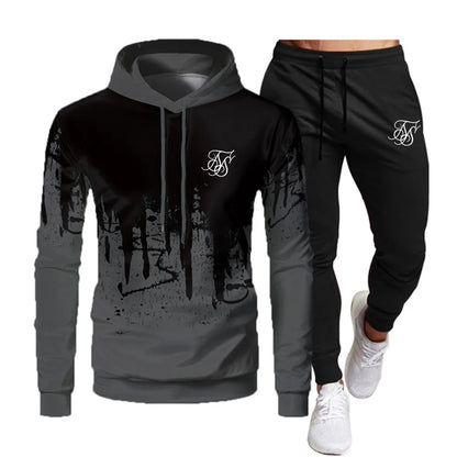 Sudadera con capucha Sik Silk para hombre, ropa deportiva informal